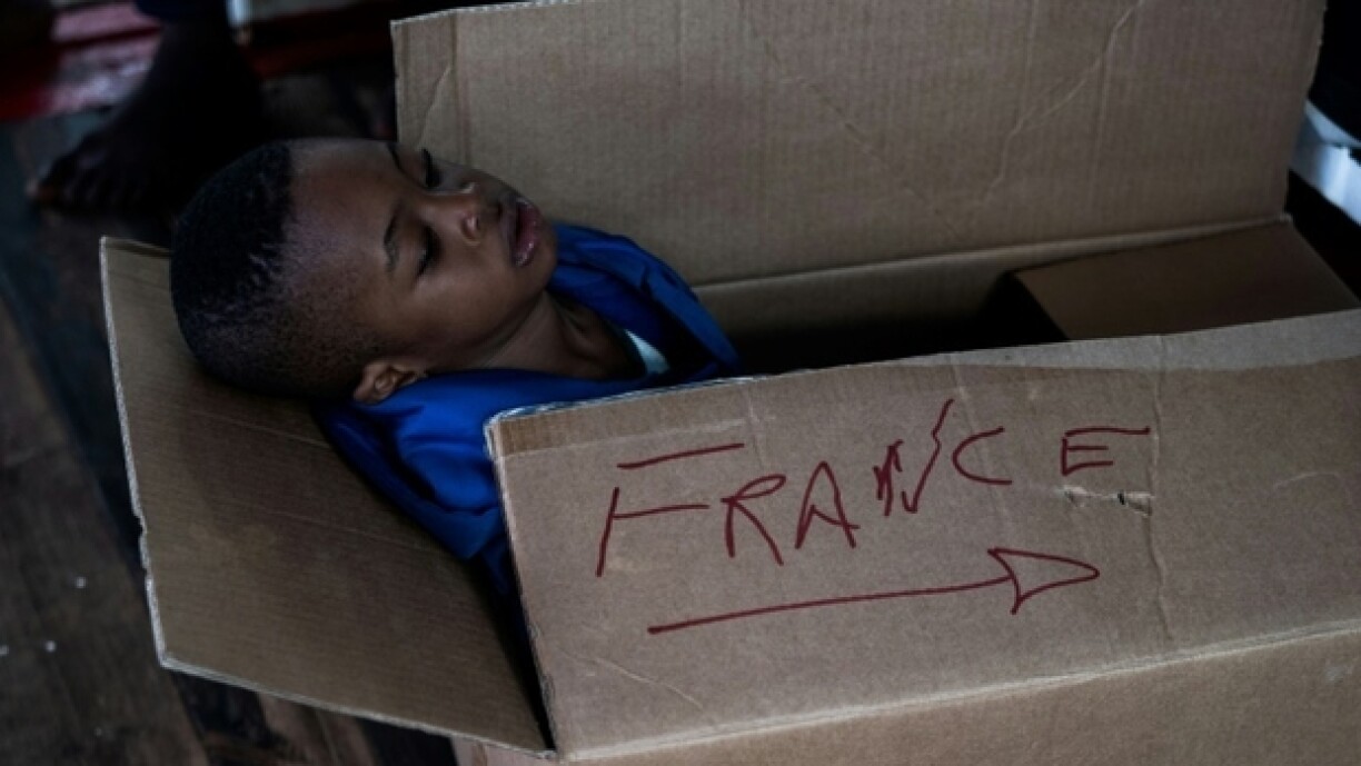 A bord de l'Ocean Viking, le 10 novembre 2022