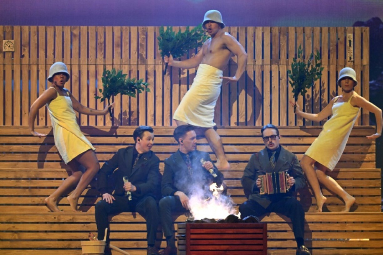 KAJ are hoping to make their rivals sweat in the final with their sauna-themed song 'Bara Bada Bastu'