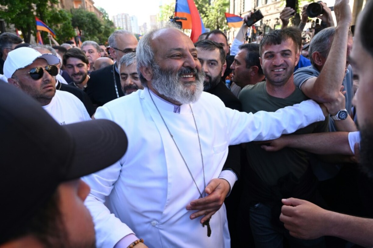 The authorities arrested Archbishop Bagrat Galstanyan, a charismatic senior church figure rallying opposition to Pashinyan