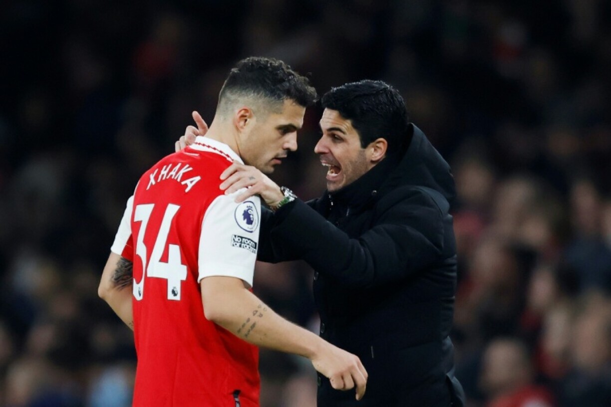 Mikel Arteta managed midfielder Granit Xhaka before he left Arsenal