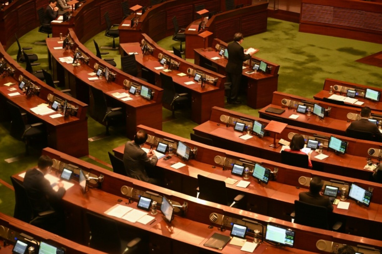 Hong Kong no longer tolerates even mild dissent in the legislative chamber, scholars say