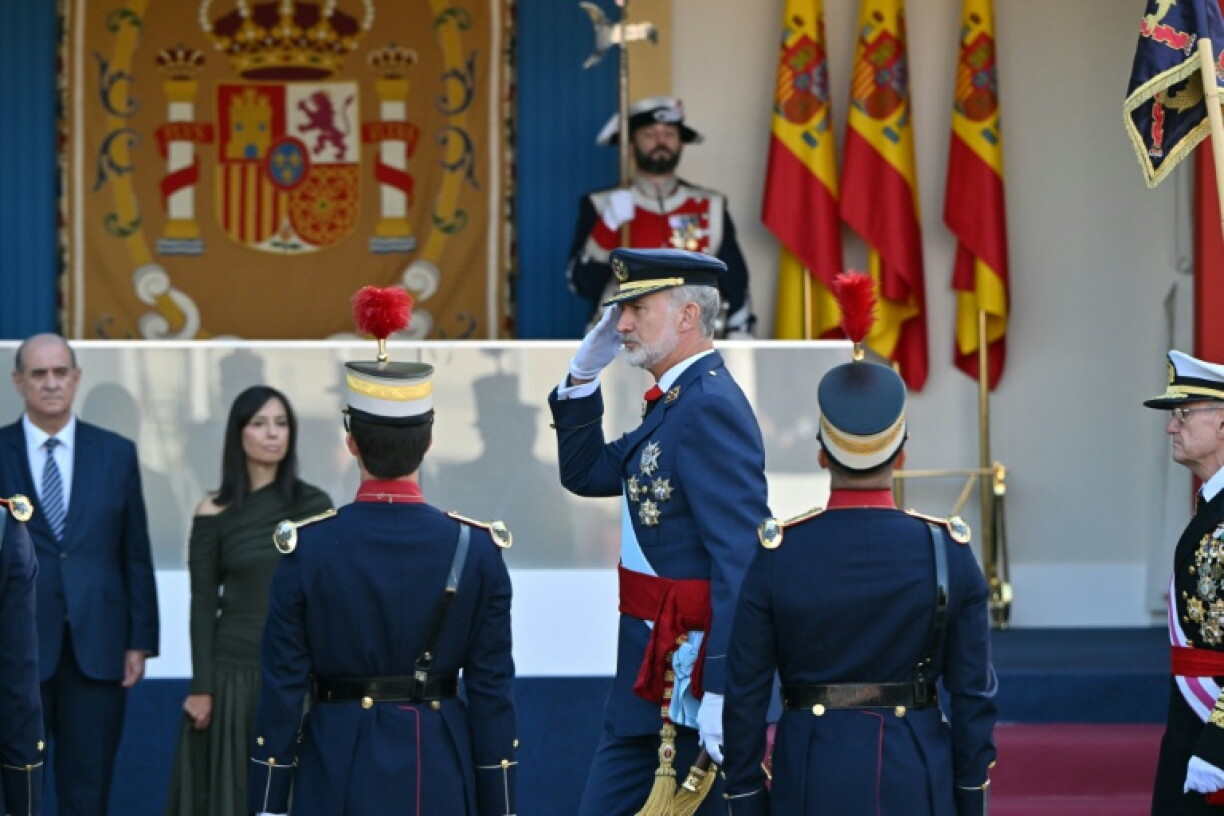 Le roi d'Espagne, Felipe VI, le jour de la fête nationale espagnole, le 12 octobre 2026 à Madrid
