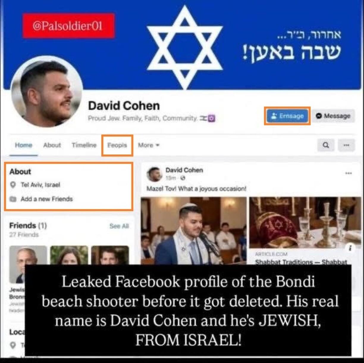 Screenshot of the falsely shared image, with inconsistencies and errors highlighted by AFP