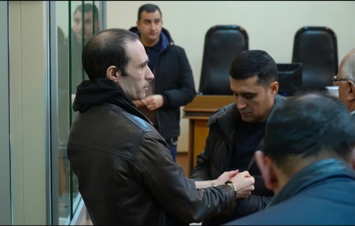 Capture d'image d'une vidéo AFP de Martin Ryan au tribunal de Bakou en Azerbaïdjan le 6 janvier 2025