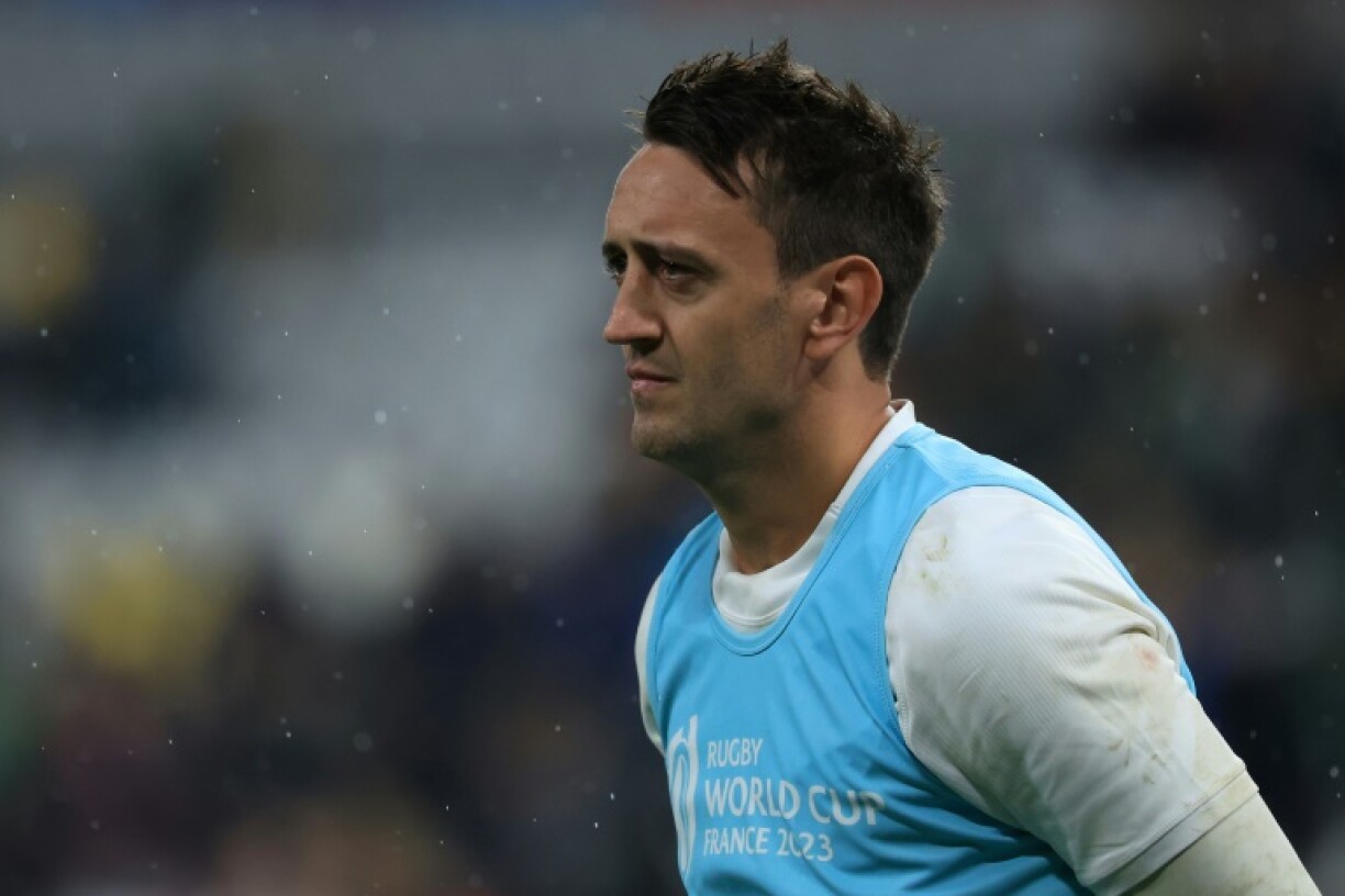 England scrum-half Alex Mitchell