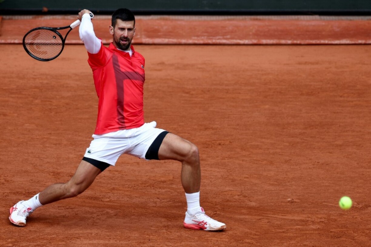 Novak Djokovic enjoyed a comfortable win in his opening match at the 2025 French Open
