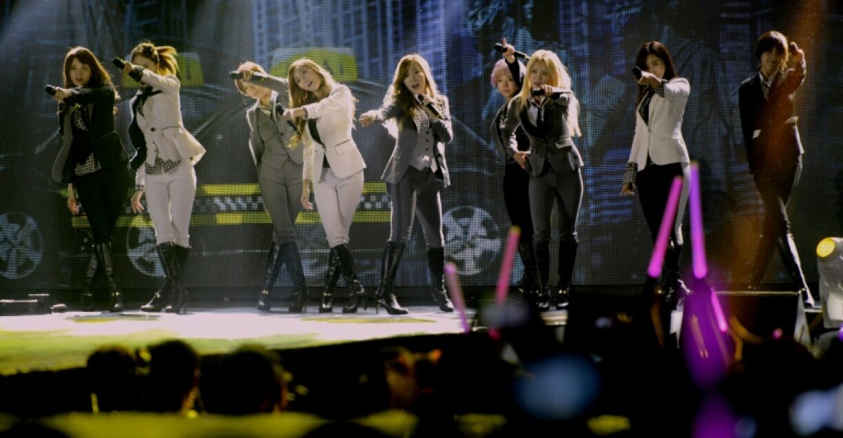 Girls' Generation -- one of the most successful K-pop groups of all time -- perform at a Hanoi concert in 2012