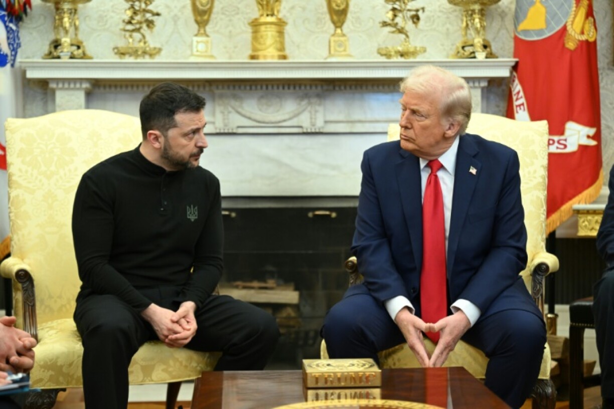 US President Donald Trump and Ukraine's President Volodymyr Zelensky publicly clashed during a White House meeting in late February