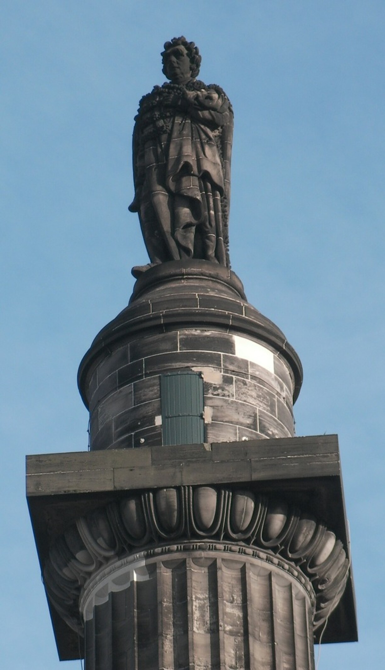 Sir Henry Dundas, 1st Viscount Melville on his plinth, which is one of the most prominent memorials in Edinburgh.