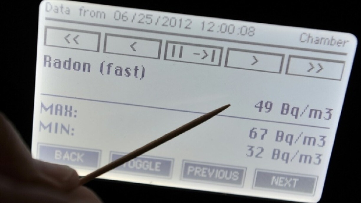 Appareil de mesure du radon