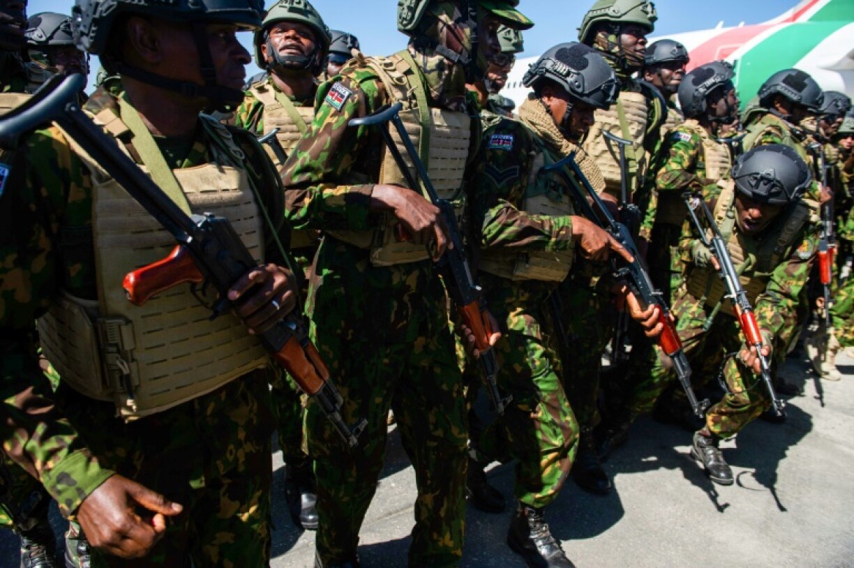 A third contingent of police officers from Kenya arrived in Haiti's capital on January 18, 2025