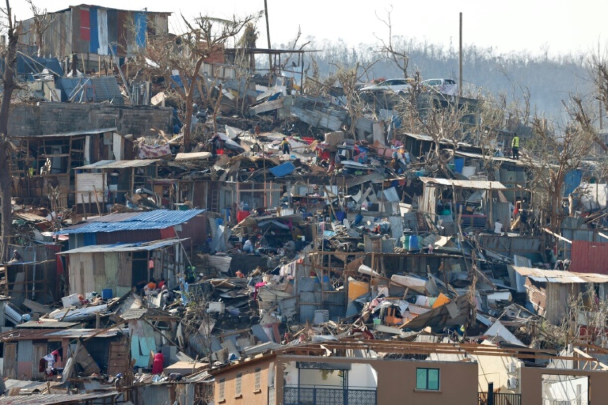 The cyclone devastated the makeshift housing in the territory's shantytowns