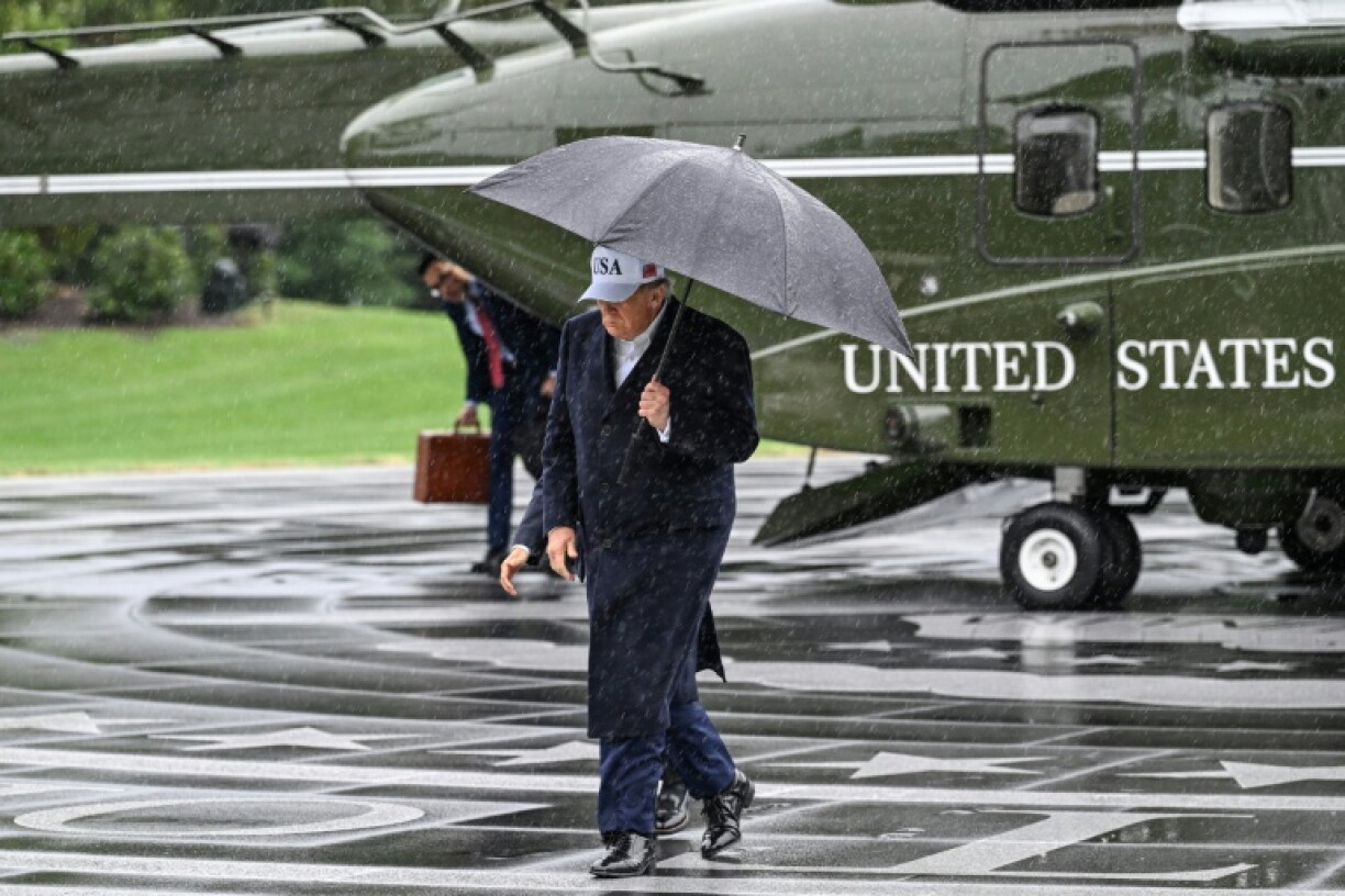 Le président américain Donald Trump de retour à la Maison Blanche après un déplacement dans le Tennessee, le 26 septembre 2026