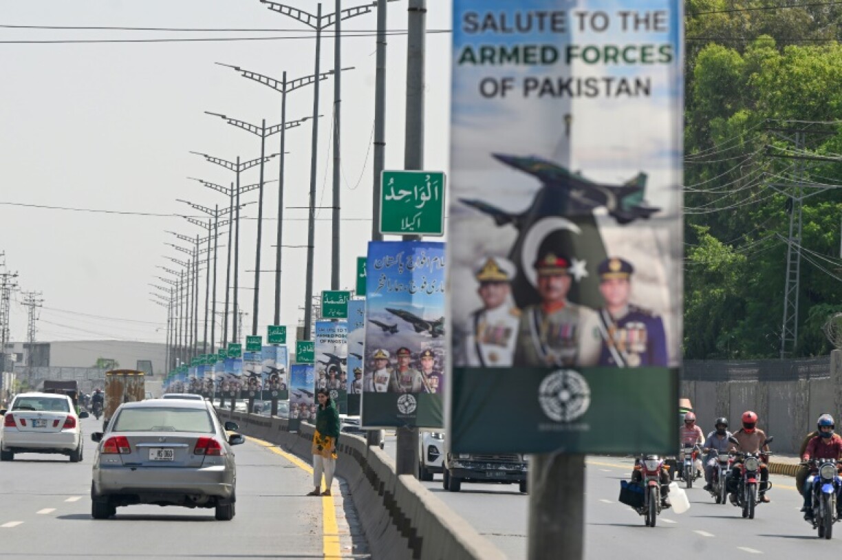 Motorway posters feature Pakistan's army, navy and air force chiefs