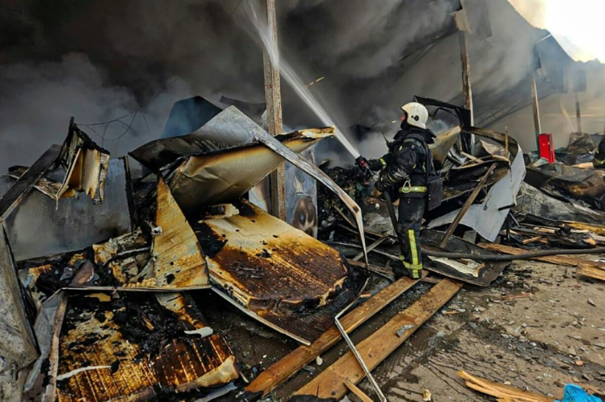 Three people were killed and seven others wounded in a drone attack on the city of Bogodukhiv