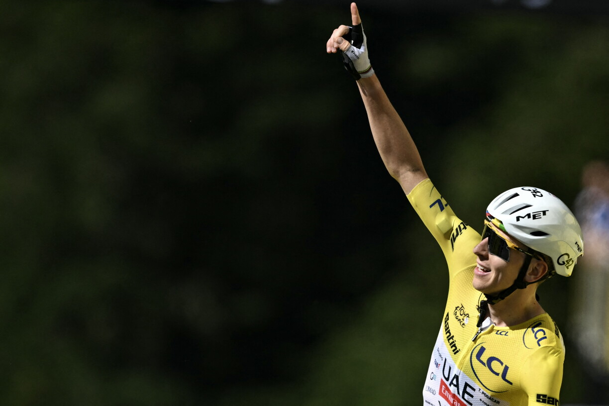 Op der 10. Etapp hat keen d'Been, fir mam aktuelle Maillot Jaune Tadej Pogacar matzehalen.