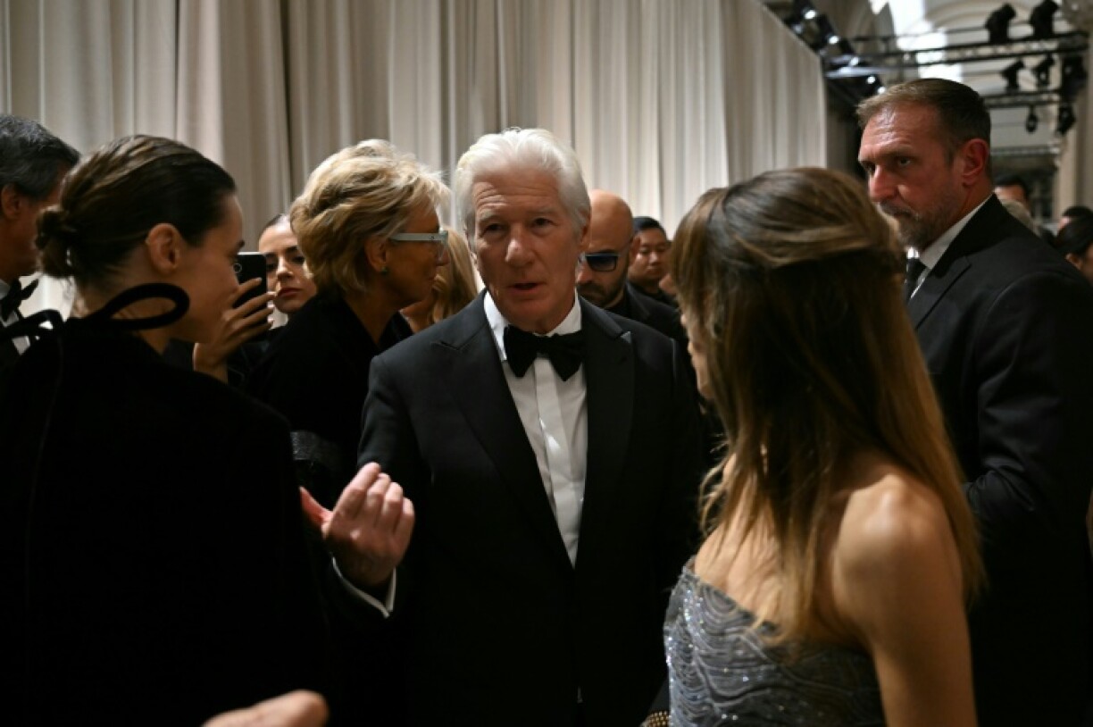 Richard Gere was among the celebrities attending the show