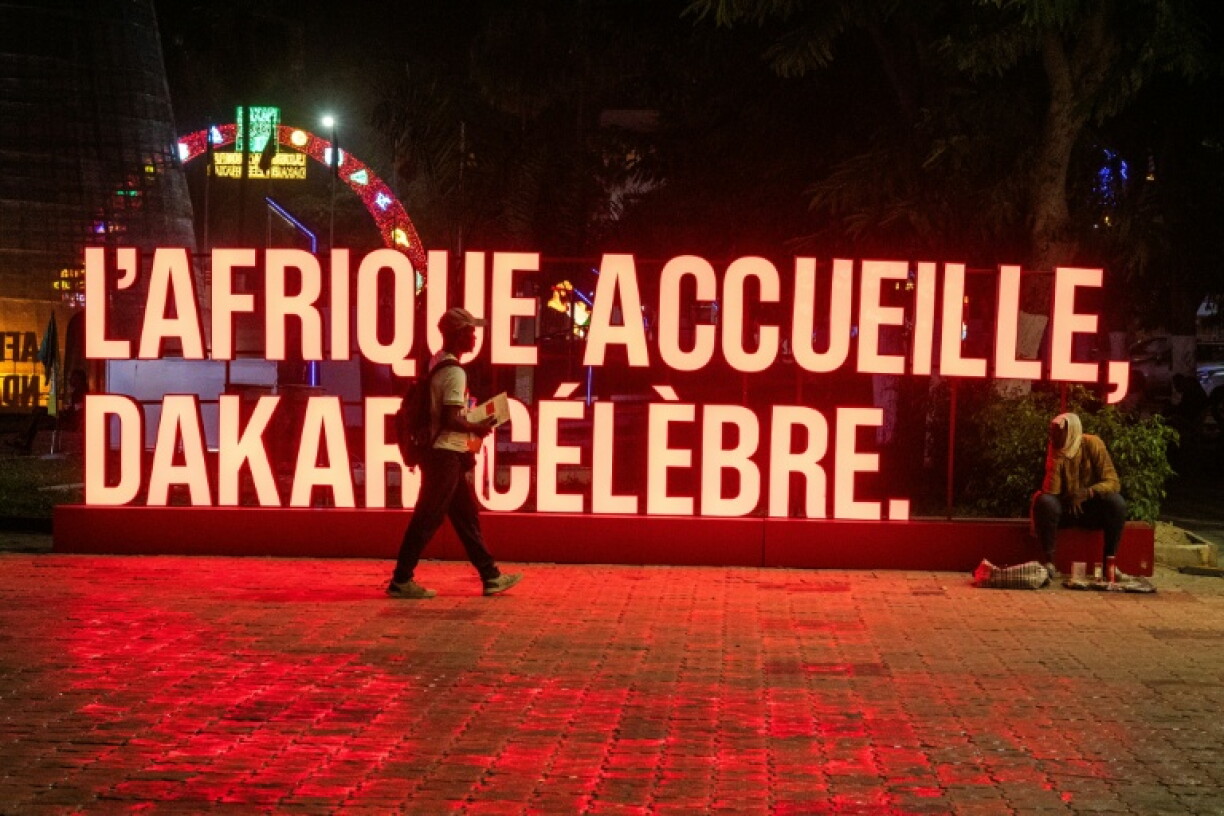 In Dakar banners and displays proclaim 'Africa welcomes, Dakar celebrates' ahead of the Youth Olympic Games