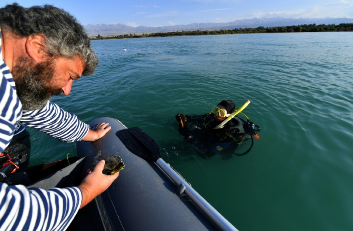 Little is known about the history of the settlement under Kyrgyzstan's largest lake