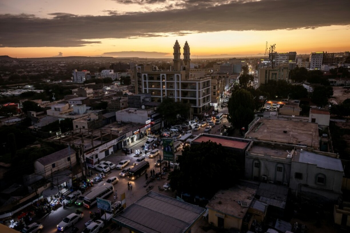 Vue de la ville de Hargeisa, plus grande ville du Somaliland, le 7 novembre 2024