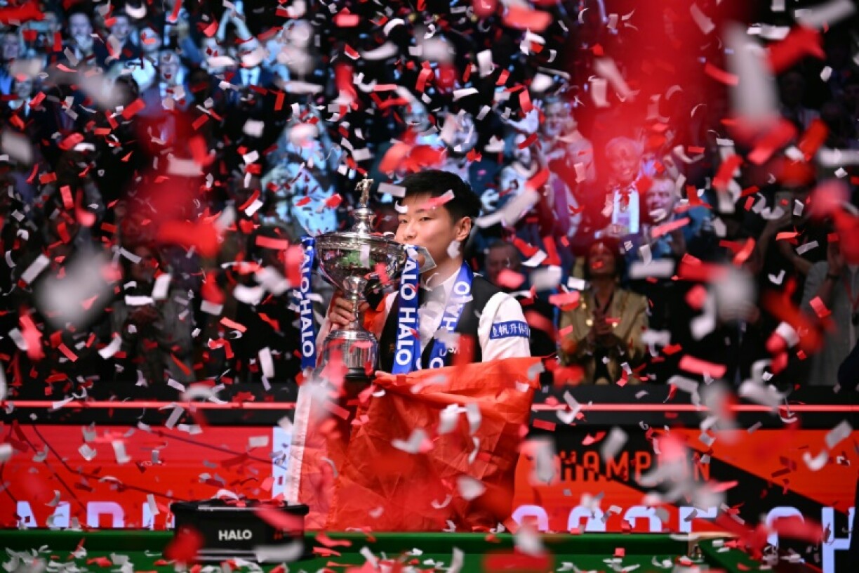 China's Zhao Xintong is the first Asian to win the World Snooker Championship