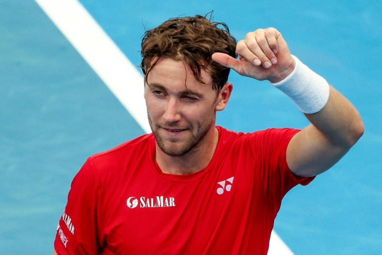 World number six Casper Ruud opened his season with a tough three-set win at the United Cup