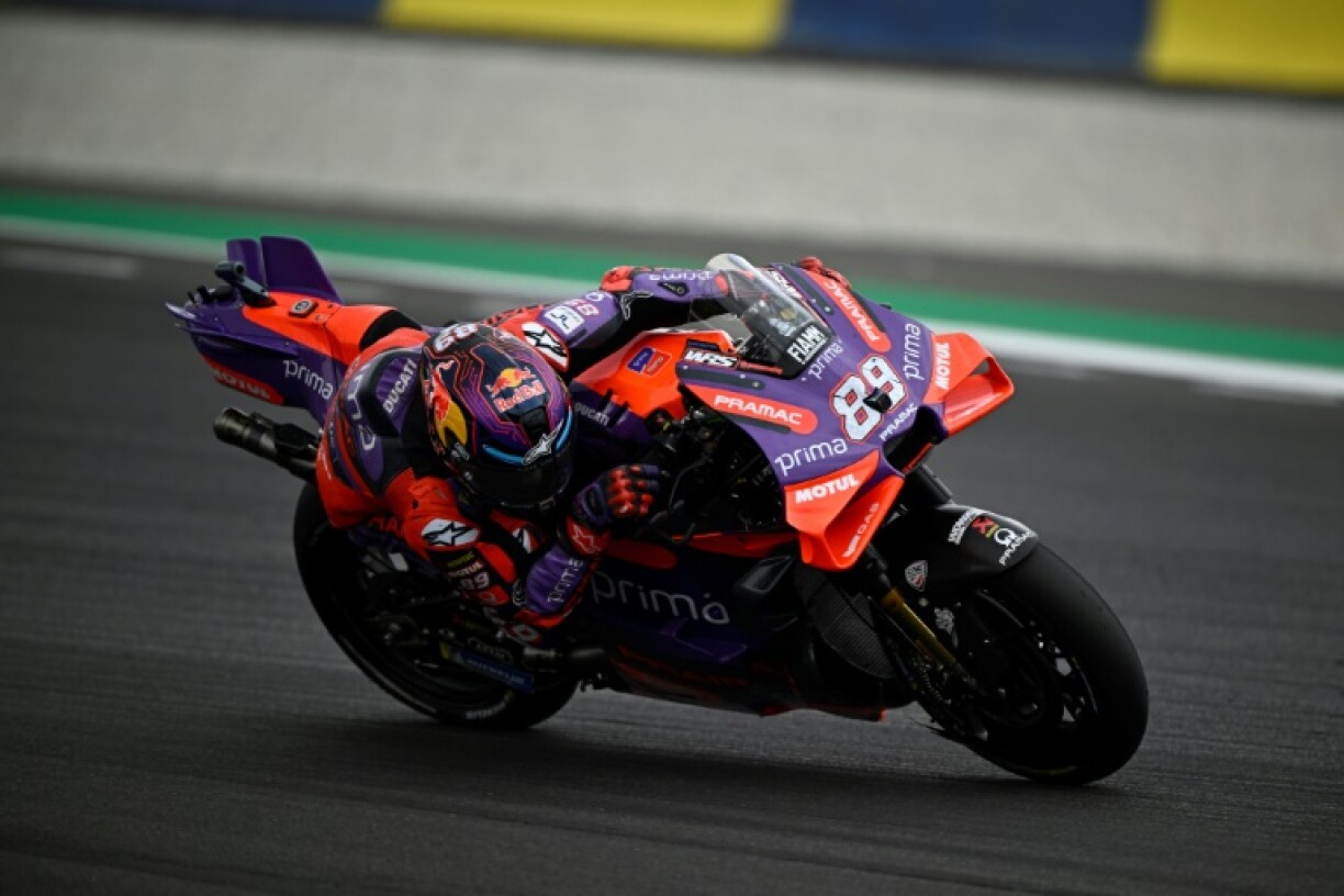 Le pilote espagnol Jorge Martin lors du Grand Prix de France au Mans, dimanche 12 mai 2024.