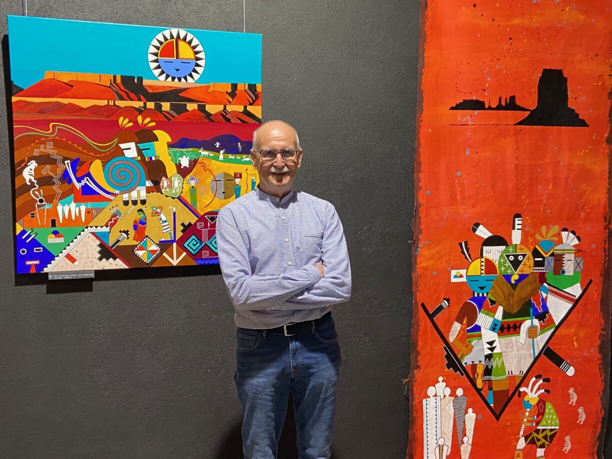 De Pit David mat senge Katchina-Wierker