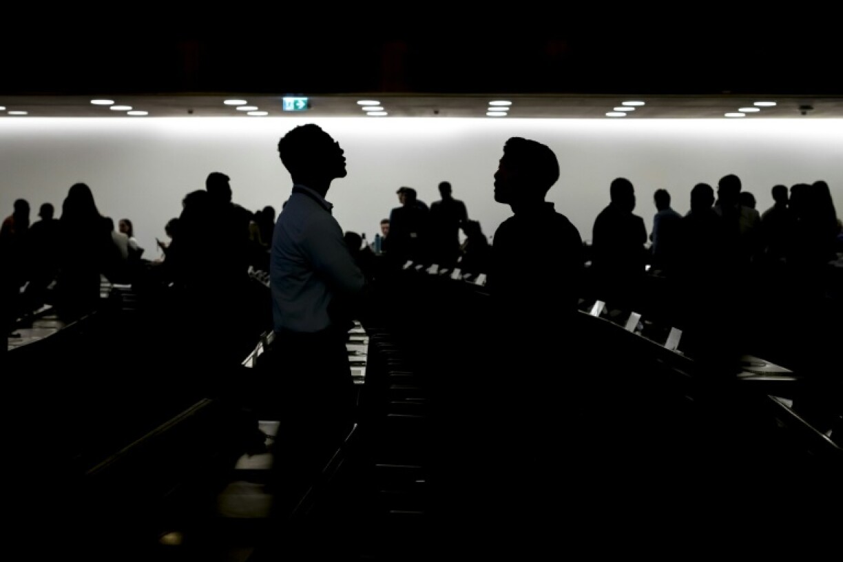 Delegates are meeting in the main assembly hall at the UN Palais des Nations in Geneva