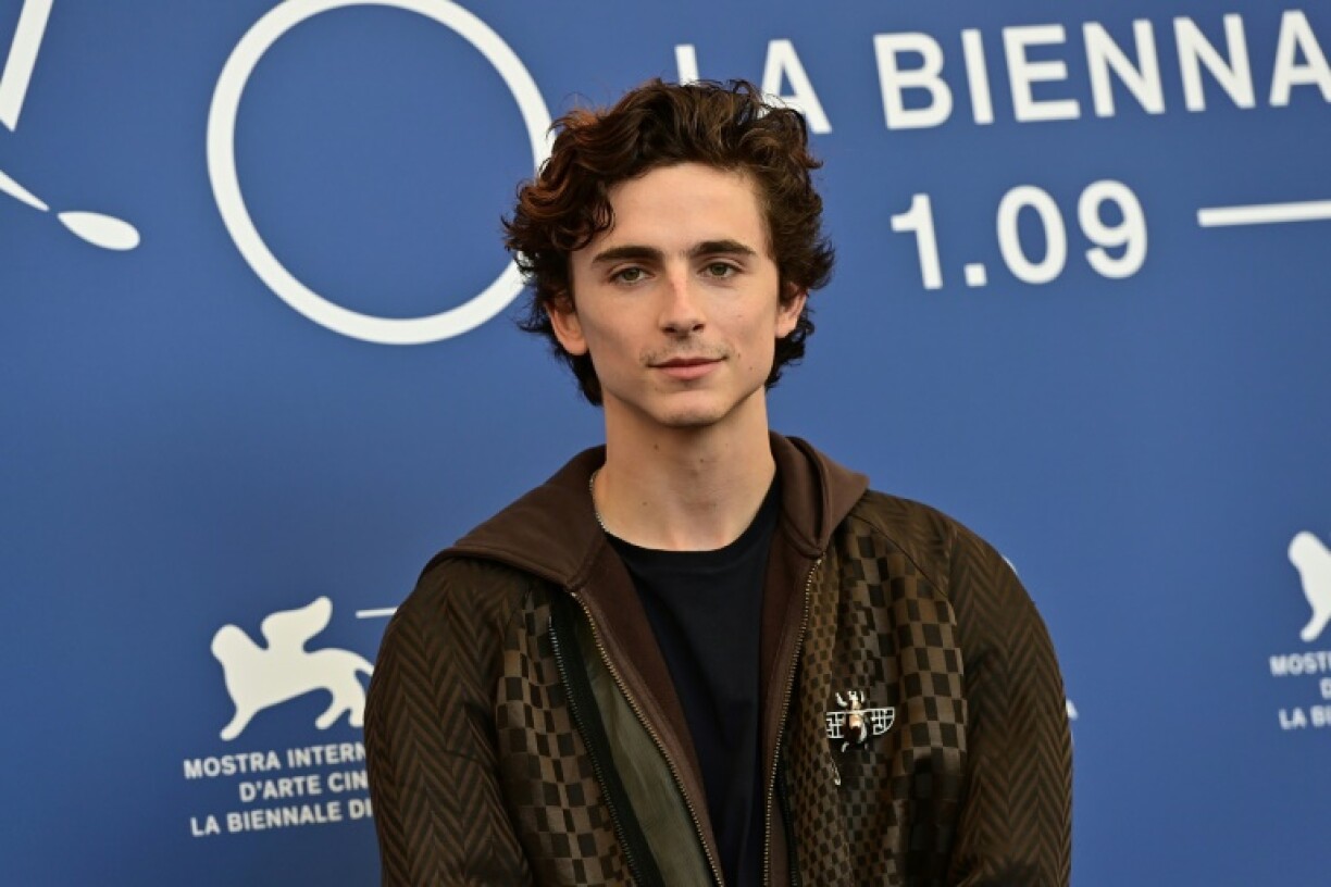 L'acteur franco-américain Timothée Chalamet, le 3 septembre 2021 à Venise
