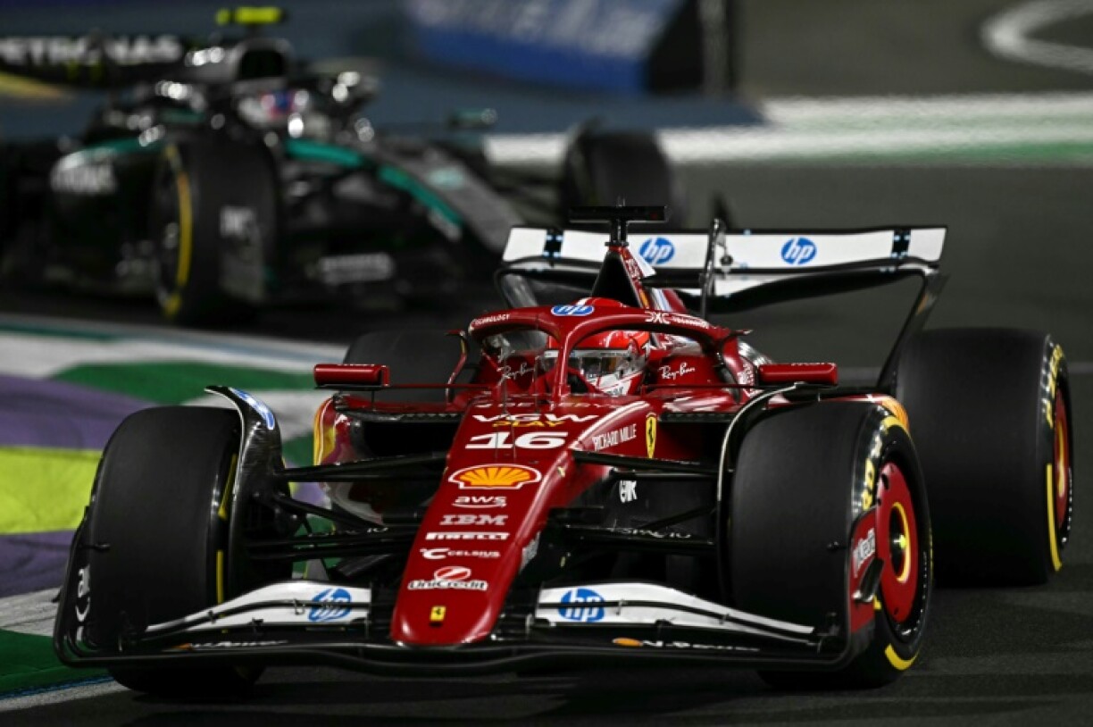 Charles Leclerc drove an outstanding race to give Ferrari their first podium of the season at the Saudi Arabia Grand Prix