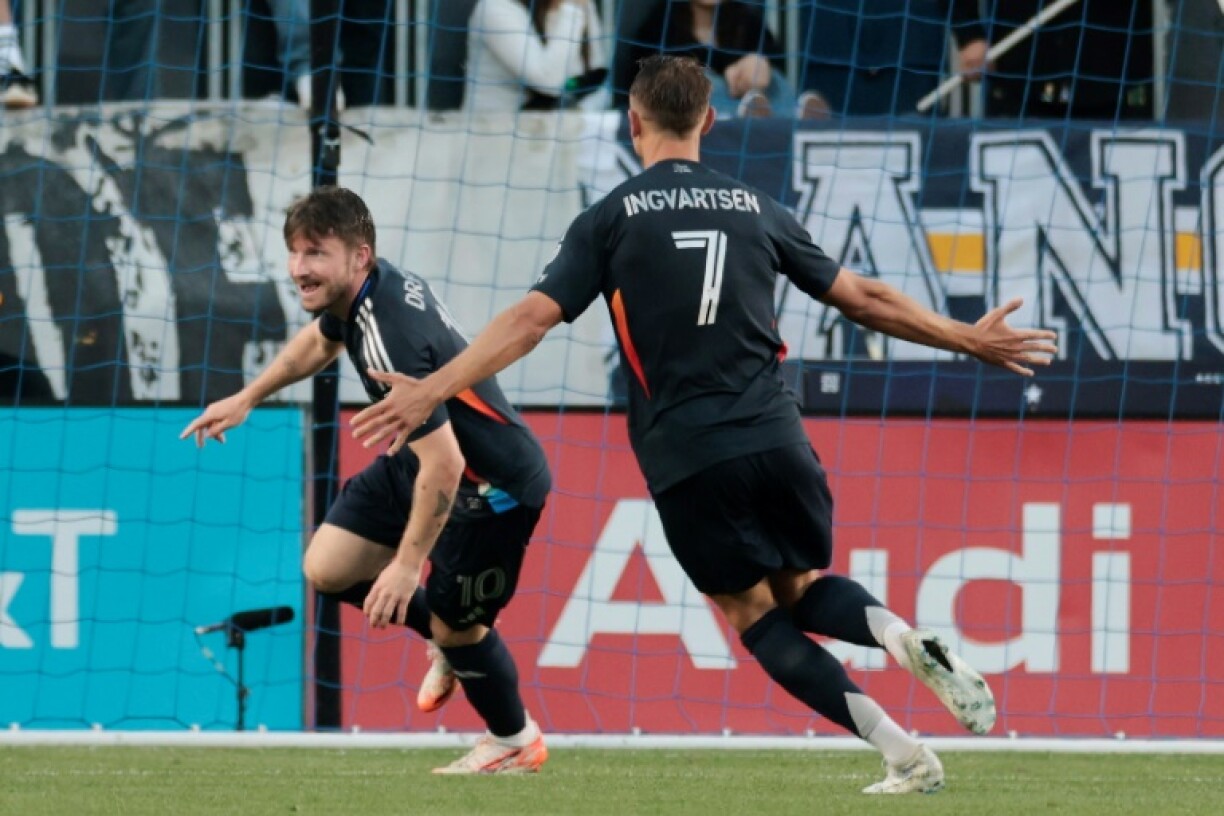 Anders Dreyer scored San Diego FC's first goals in MLS as they beat champions Los Angeles Galaxy 2-0