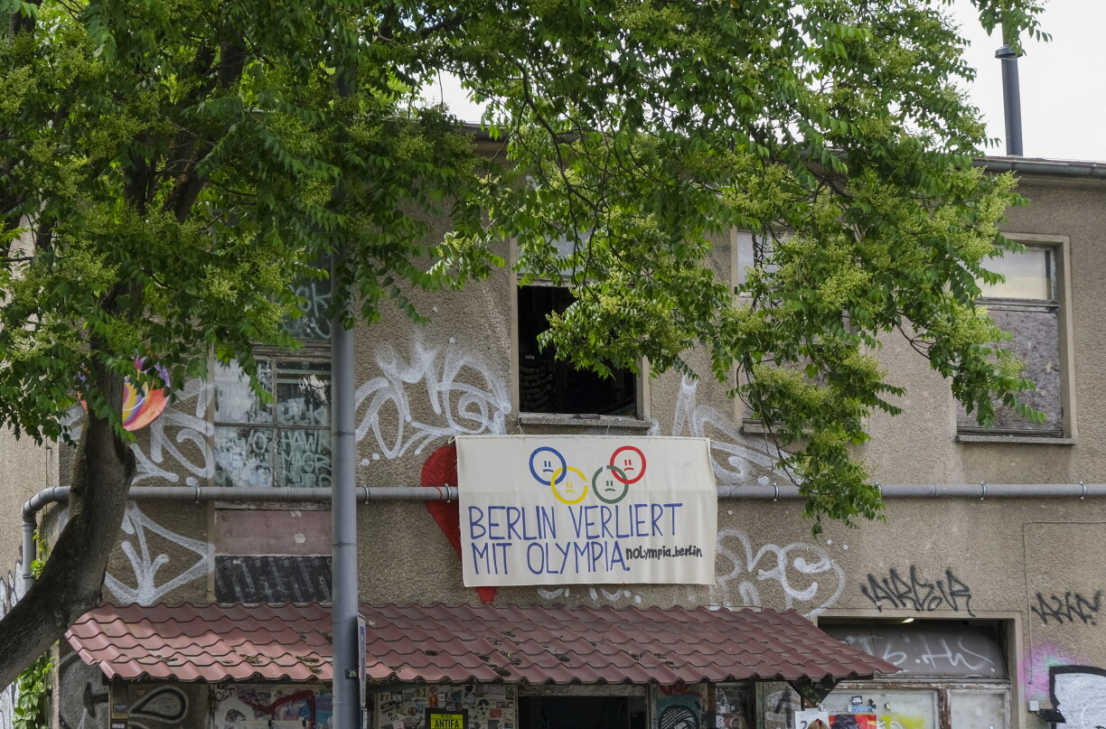 D'Géigebeweegung NOlympia Berlin wollt keng Summerspiller an der däitscher Haaptstad.