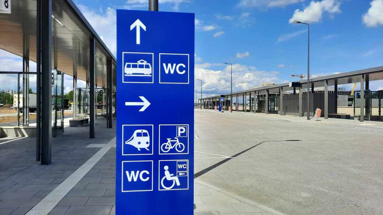 La toute nouvelle gare routière à