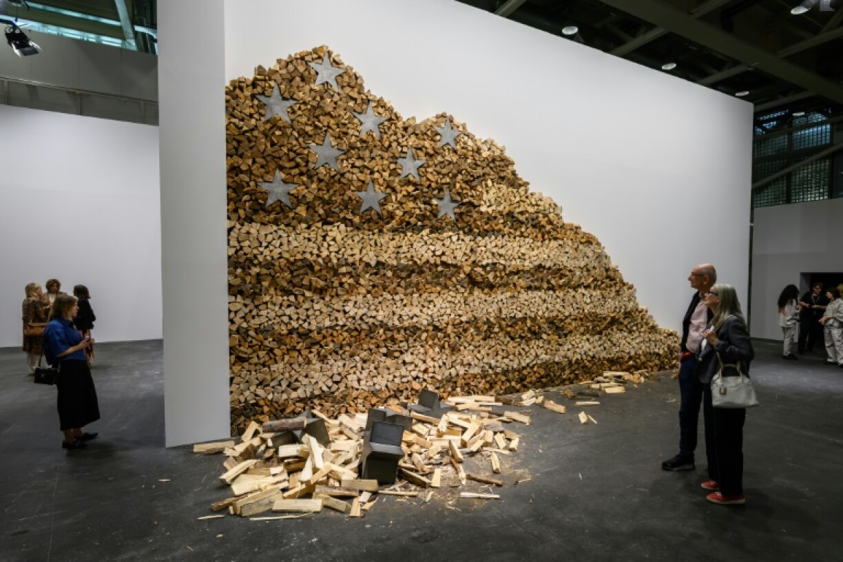 'In God We Trust', by Danish contemporary artist Danh Vo, is on show in the 'Unlimited' section