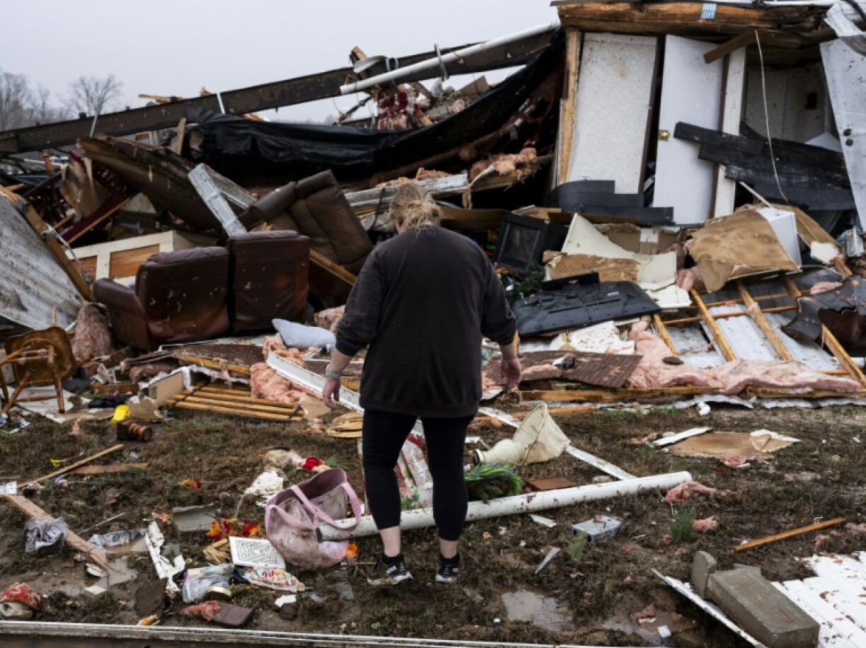 Violent storms destroyed homes including here in Missouri