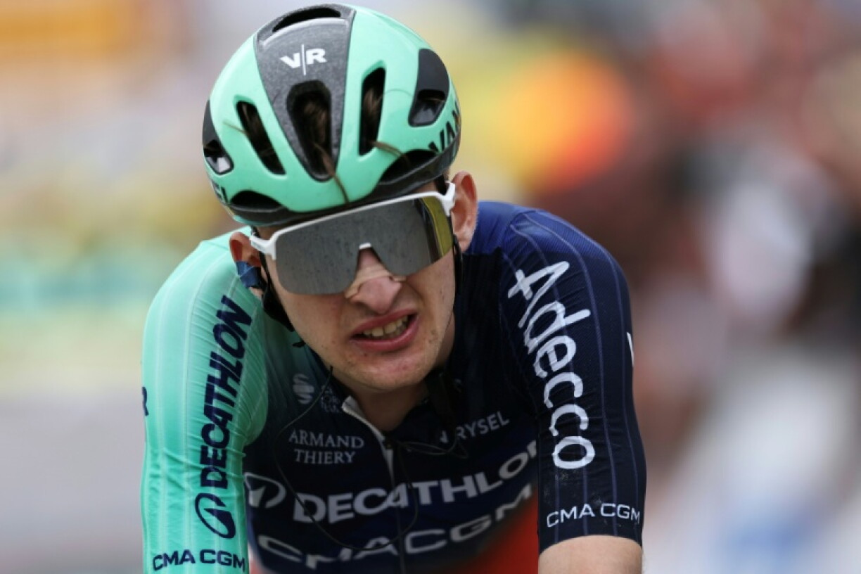 La souffrance du Français Paul Seixas lors de la 20e étape du Tour de France entre Le Bourg-d'Oisans et l'Alpe d'Huez le 25 juillet 2026
