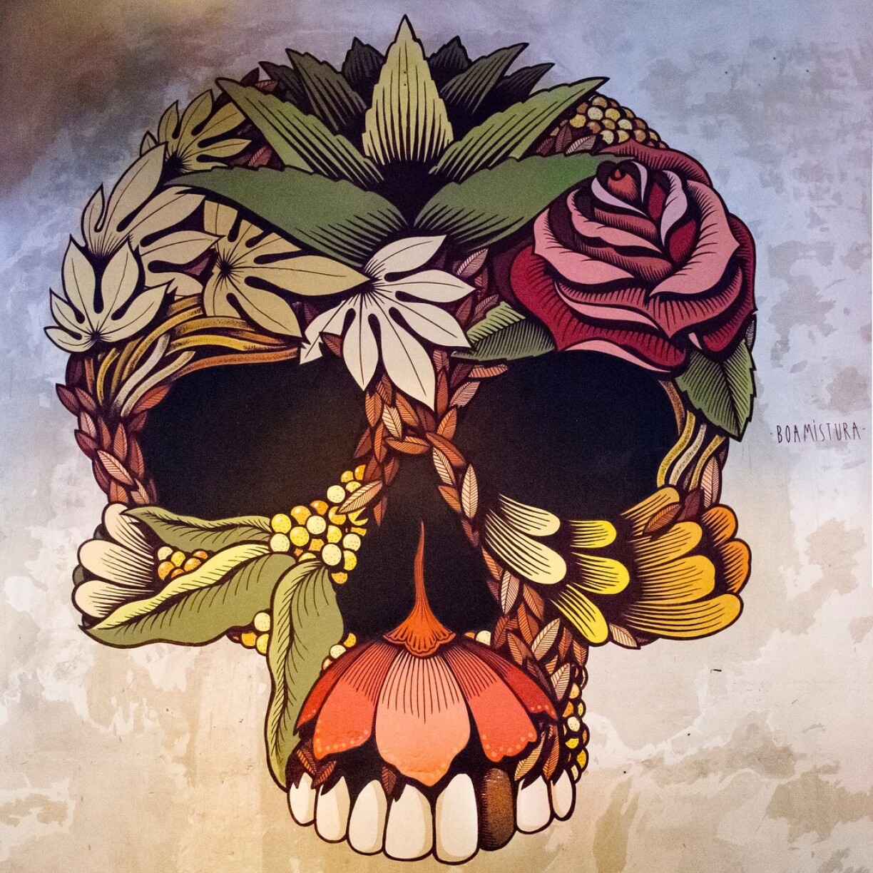 One of the BoaMistura collective's artworks.