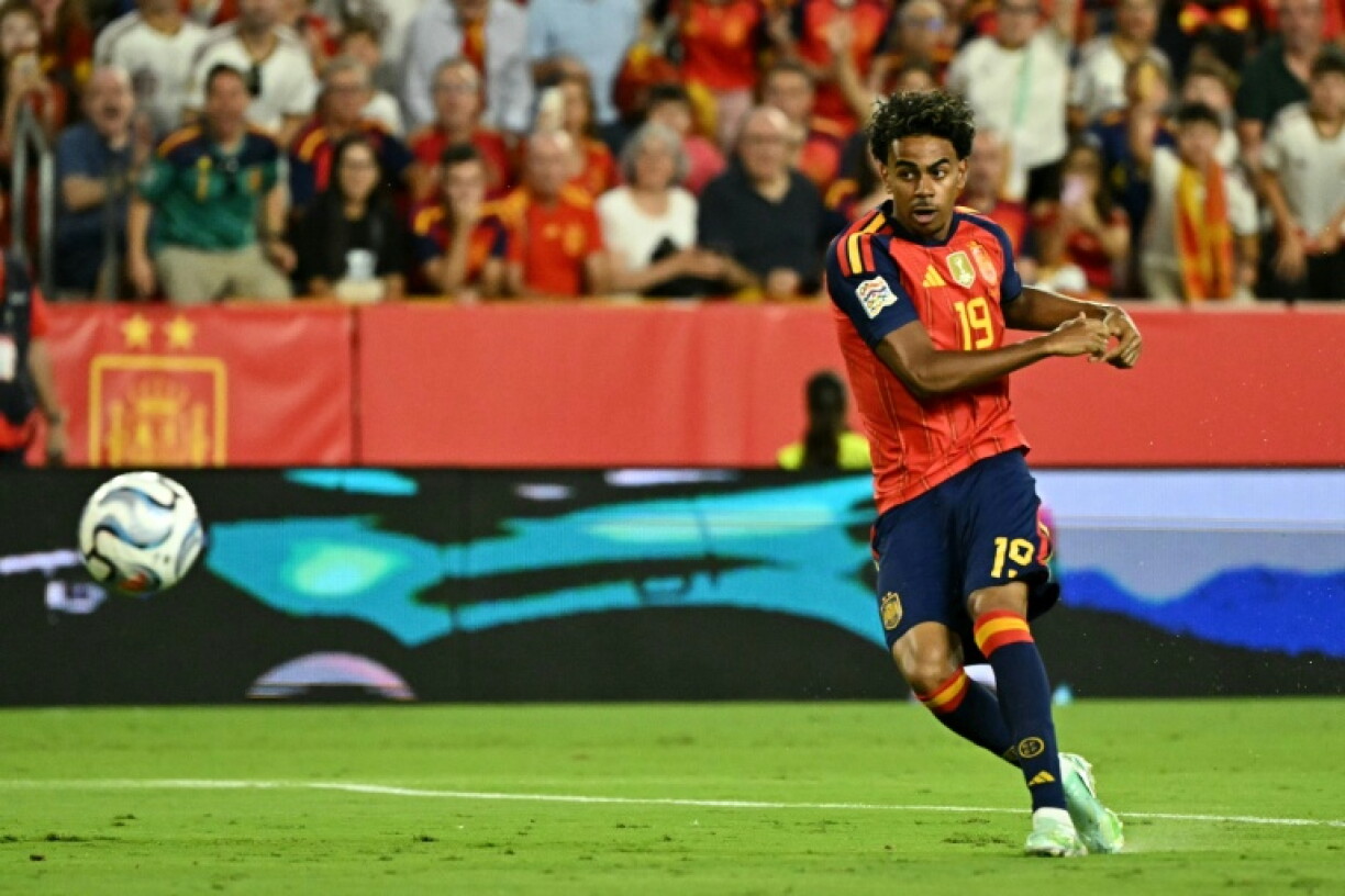 Lamine Yamal has three goals in two Nations League outings
