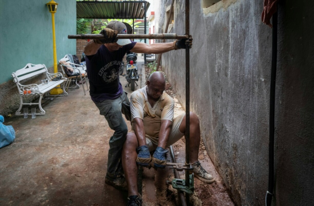 Some Cubans have resorted to digging their own wells in search of water