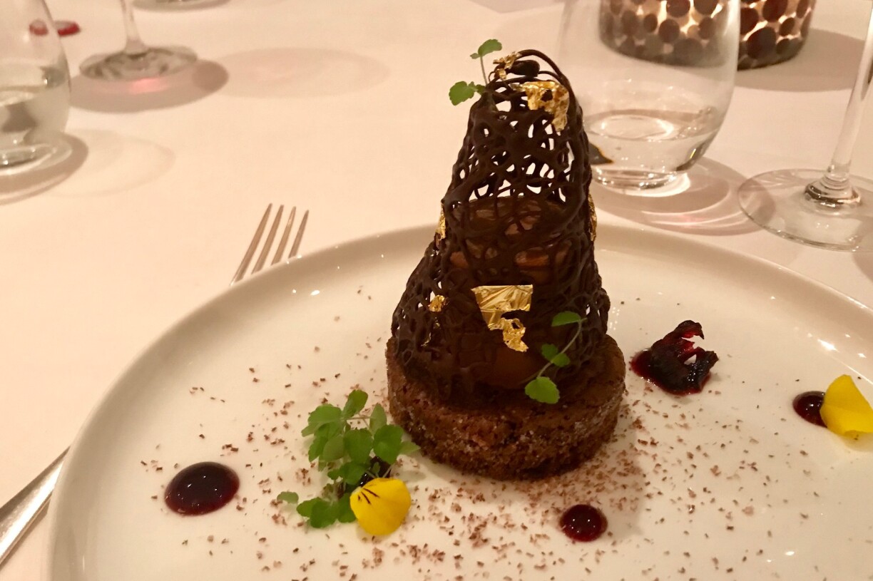 Le moelleux et croquant de chocolat