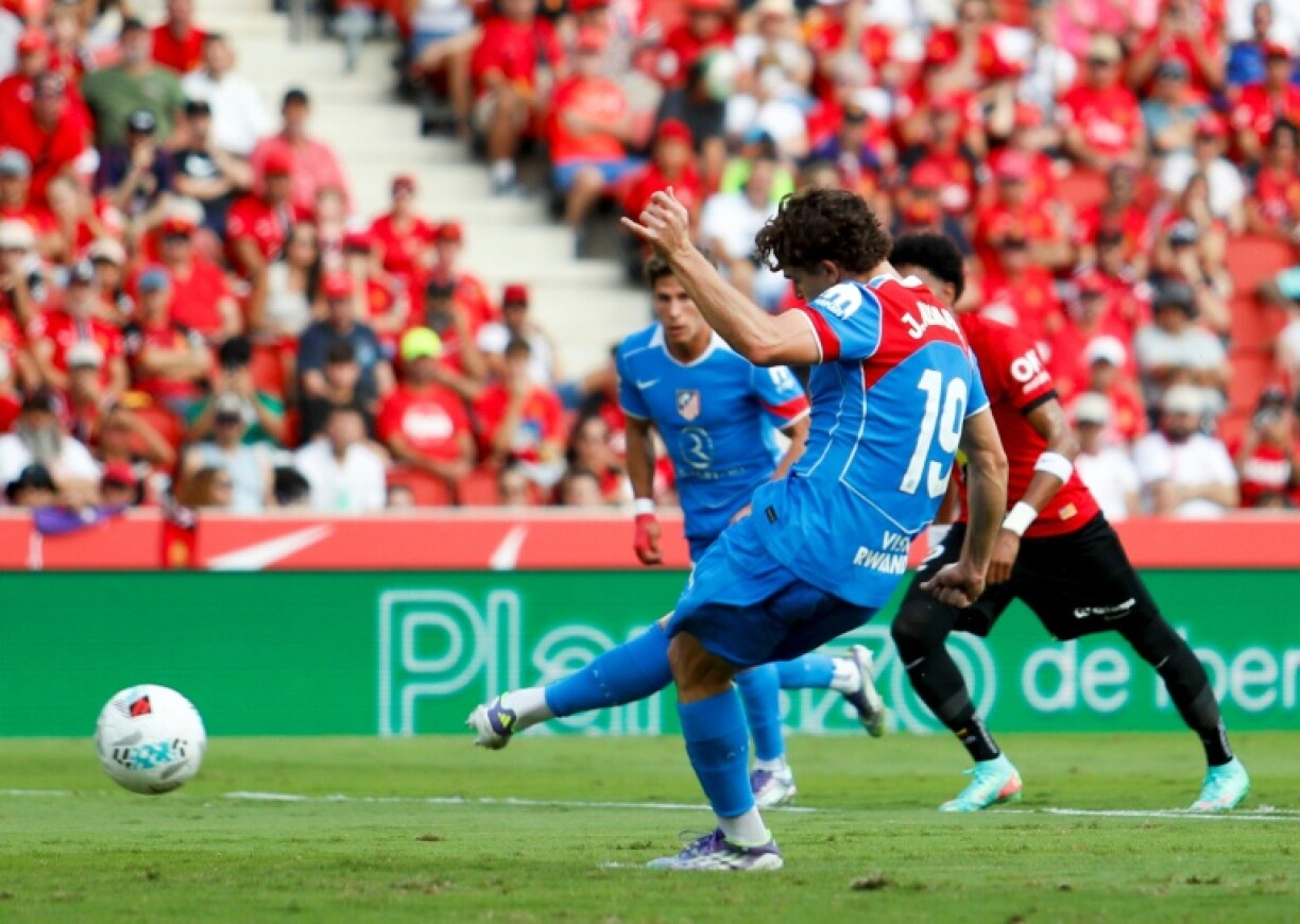 Atletico Madrid's Argentinian forward Julian Alvarez missed a penalty against Mallorca as his team were held to a draw
