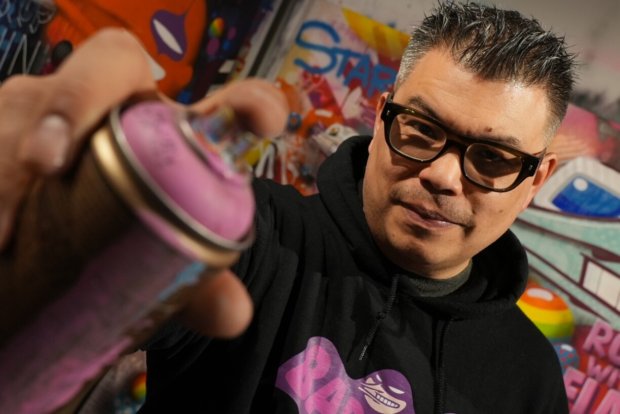 Everything began with a spray can.