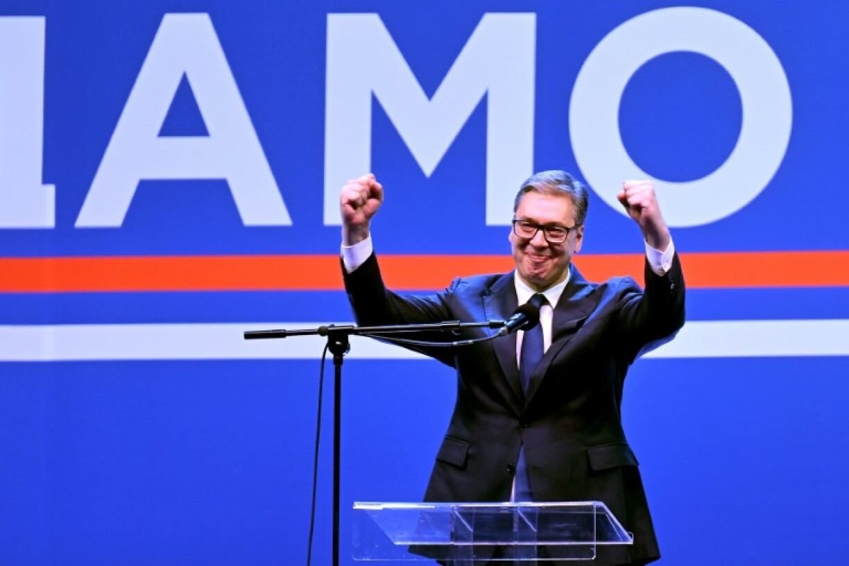Vucic told the crowd a new political movement would dislodge 'arrogant' politicians