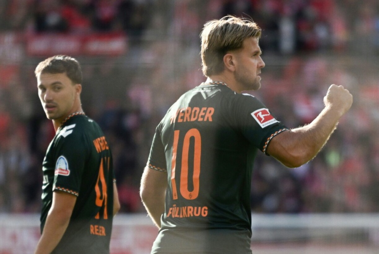 Werder Bremen's Niclas Fuellkrug has scored in six straight Bundesliga games.