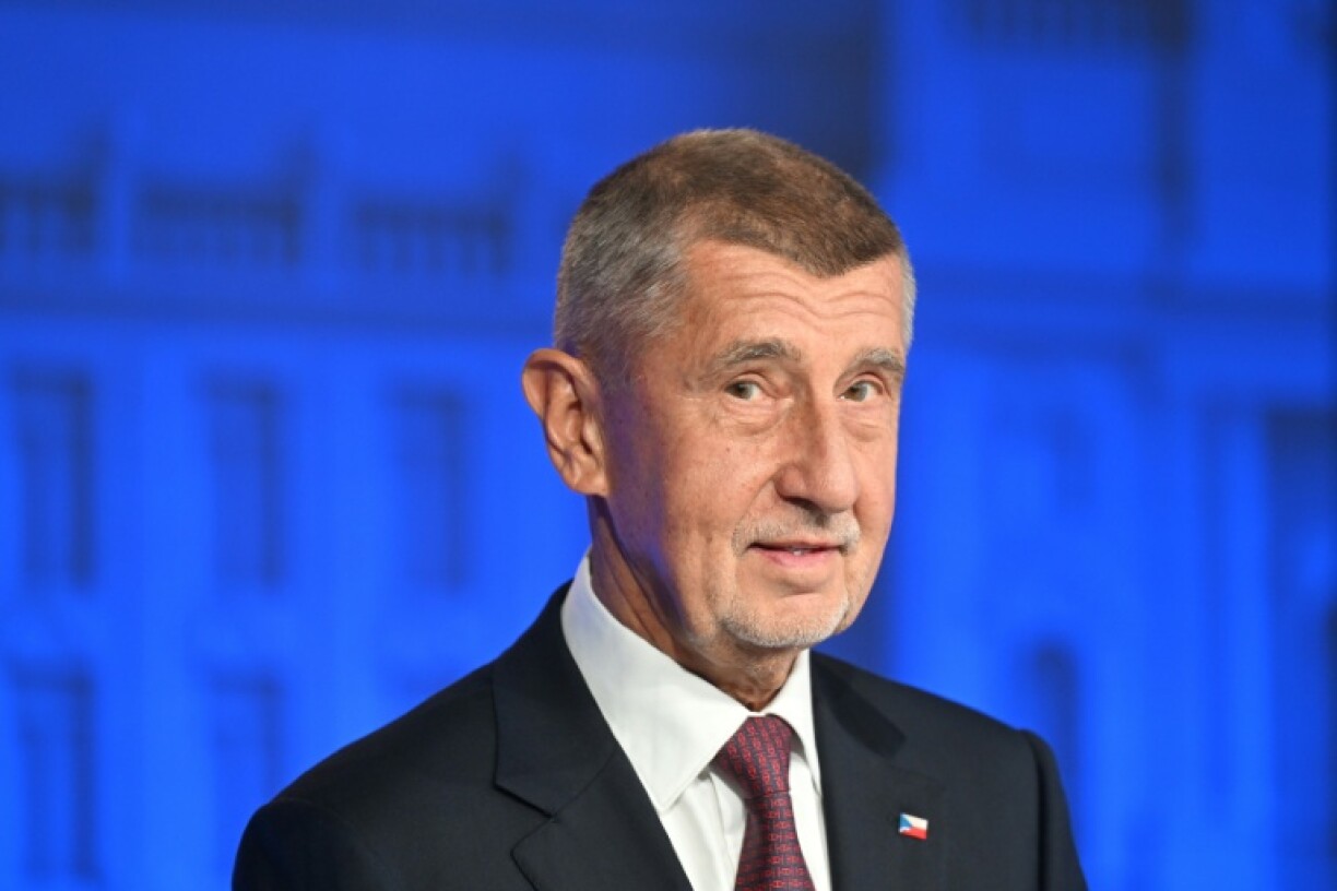 Le chef du parti ANO, Andrej Babis, le 1er octobre 2025 à Prague, en République tchèque