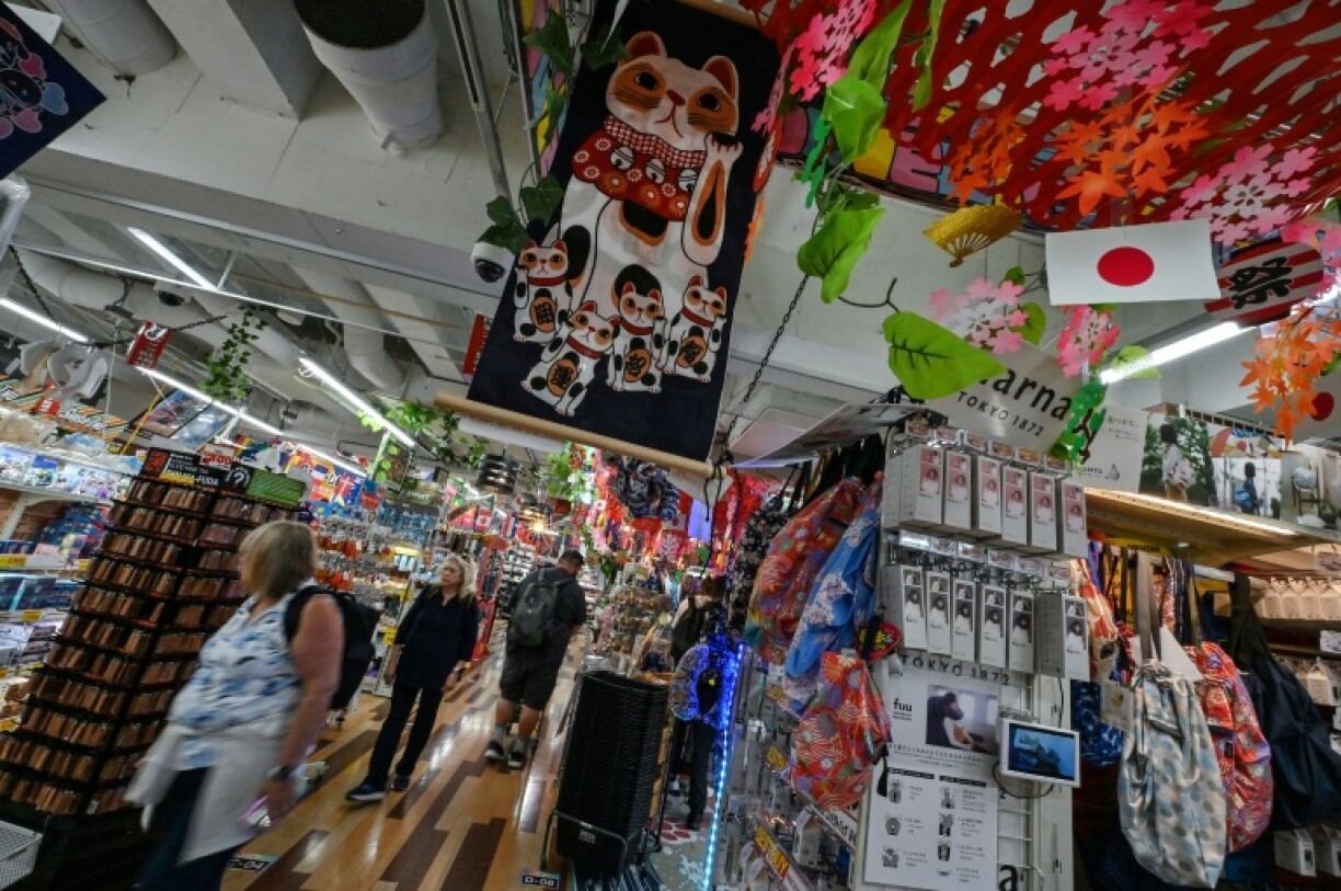 A record influx of visitors to Japan, fuelled by a weak yen, is boosting Don Quijote sales nationwide