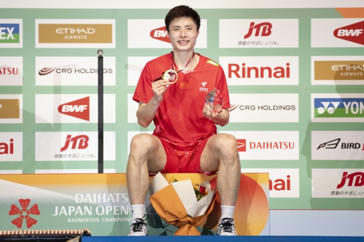 China's Shu Yuqi won the Japan Open badminton title in Tokyo on Sunday