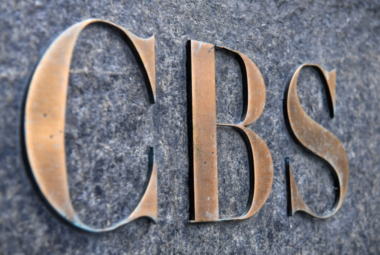 Le logo CBS au siège du groupe à New York, le 6 août 2018.