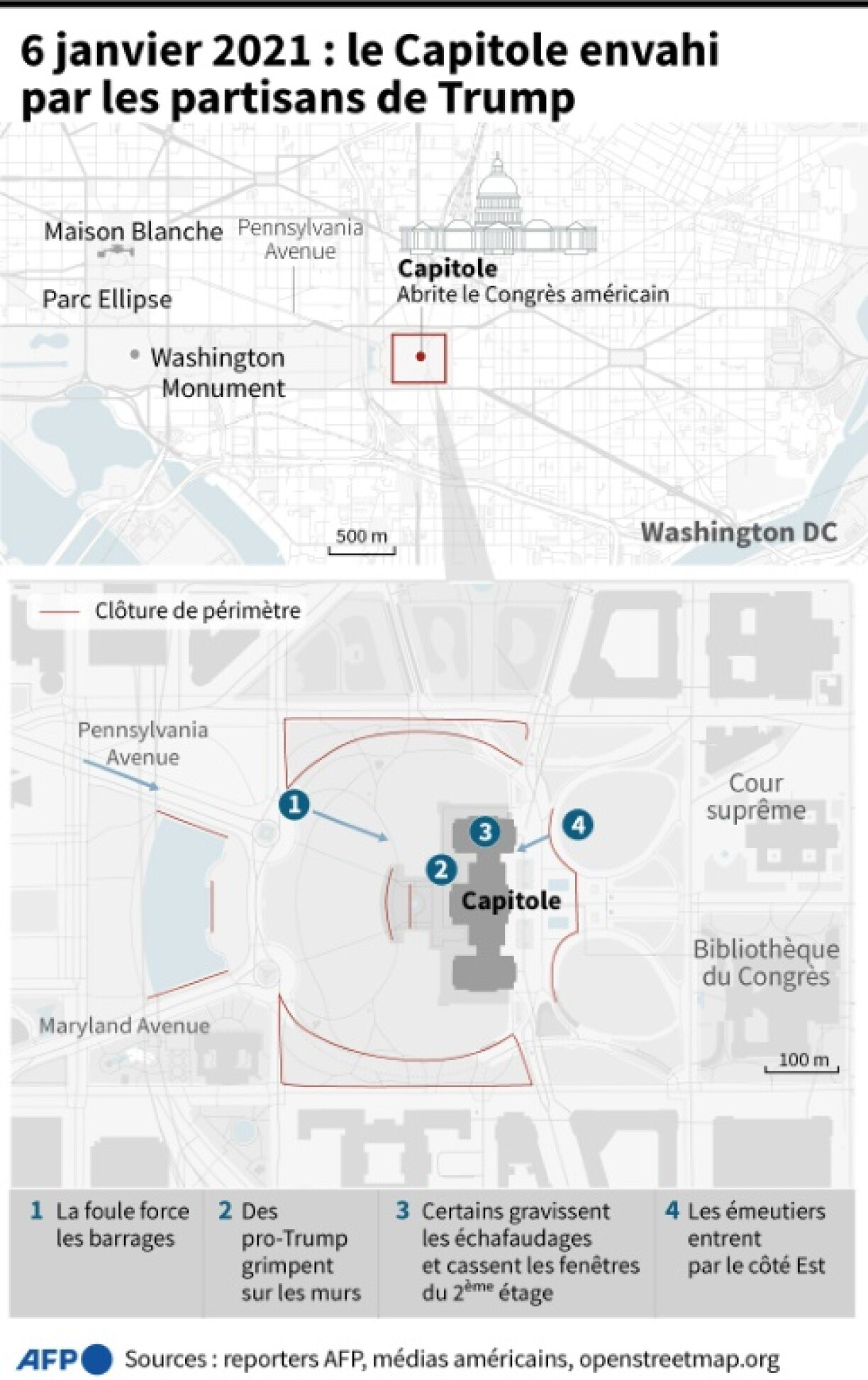 6 janvier 2021 : le Capitole envahi par les partisans de Trump